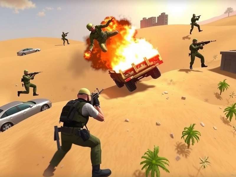 Elite Enforcers Desert Strike gameplay screenshot